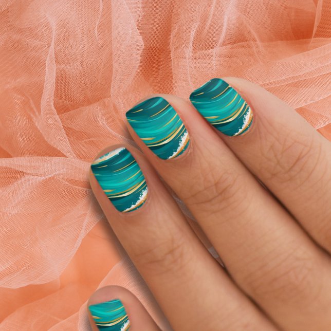 Tropical Tide Minx Nail Art (Creator Uploaded)