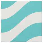 Tropical Tide Nautical Wave Pattern Fabric