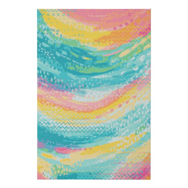 Tropical Tide Pool Dreams Faux Canvas Print (Front)