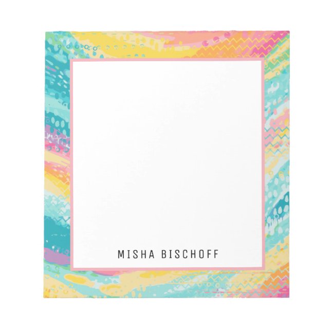 Tropical Tide Pool Dreams Notepad (Front)