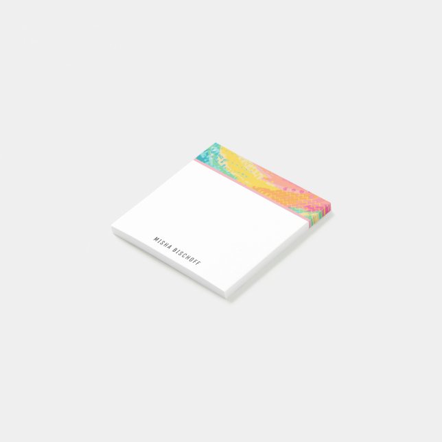 Tropical Tide Pool Dreams Post-it Notes (Angled)