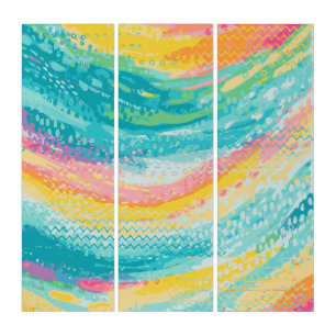 Tropical Tide Pool Dreams Triptych