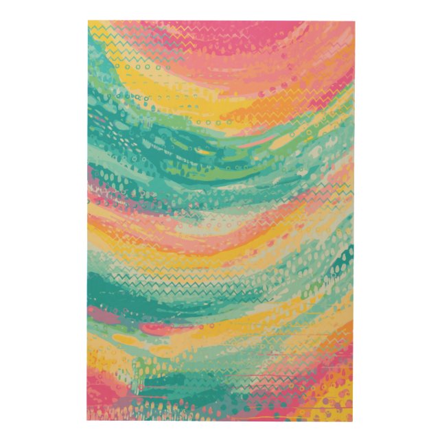 Tropical Tide Pool Dreams Wood Wall Art (Front)