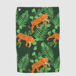 Tropical Tiger Lovers  Golf Towel