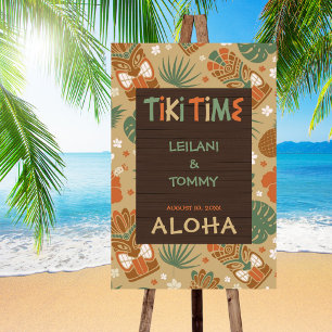 Tropical Tiki Aloha Shower & Wedding Foam Board