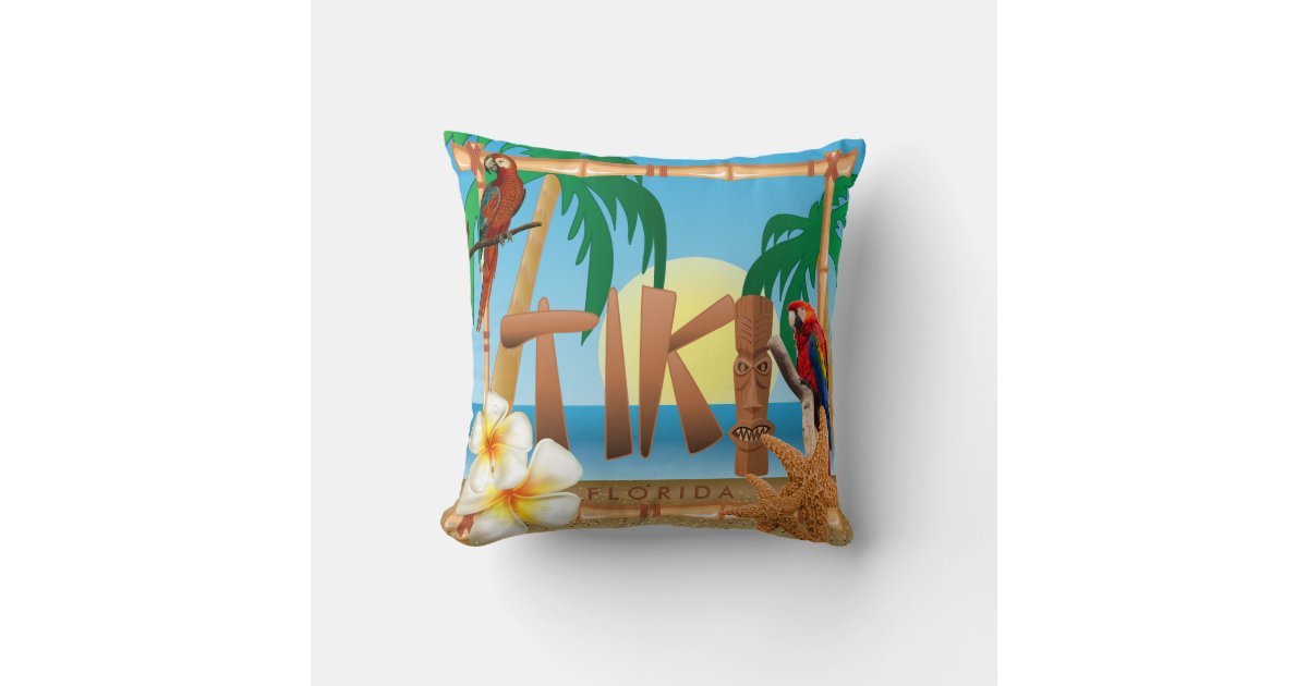Tiki Planet Pillow Cover main image 0