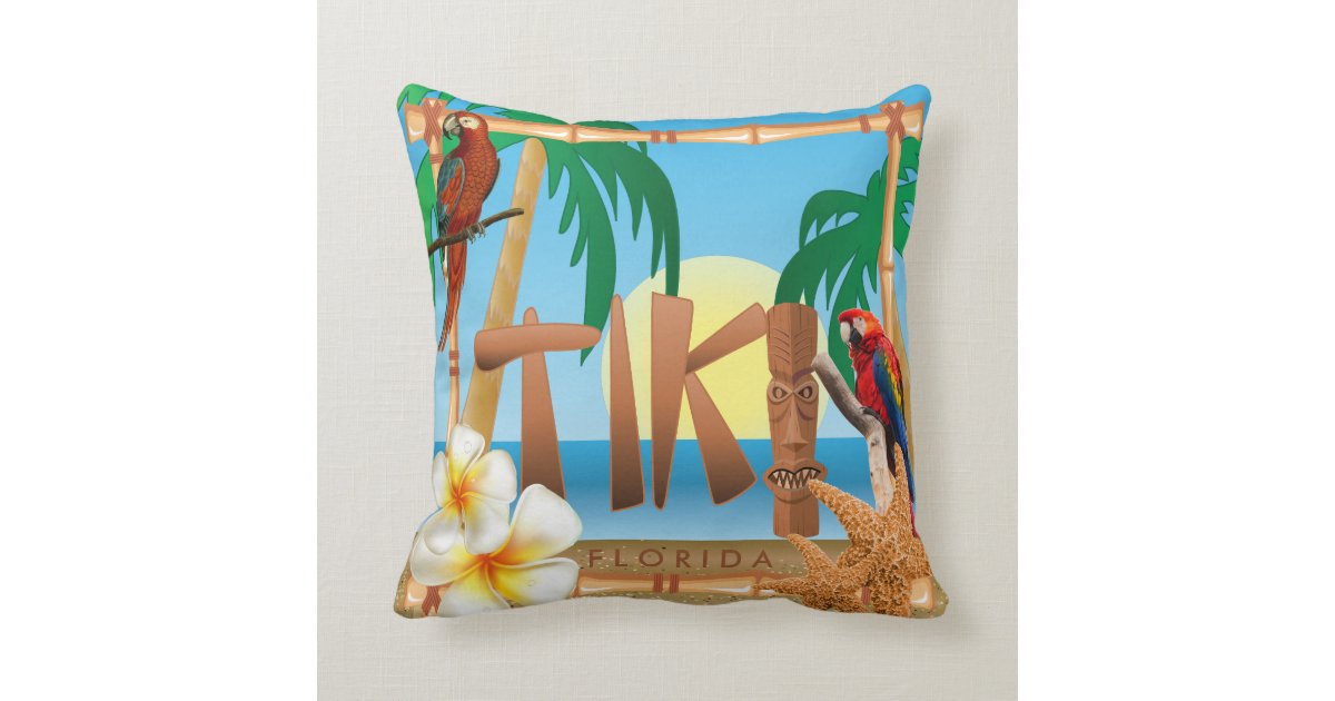 Tiki Planet Pillow Cover main image 1