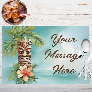 Tropical Tiki Party Placemat