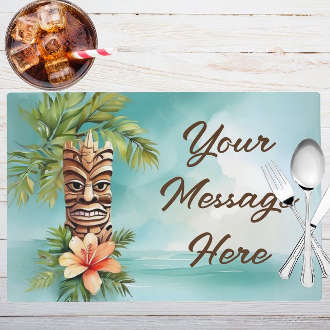 Tropical Tiki Party Placemat (Creator Uploaded)