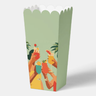 Tropical Toast to Bride-to-Be Favor Boxes