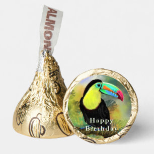Tropical Toco Toucan Bird Your Happy Birthday Gift Hershey®'s Kisses®