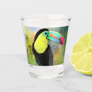 Tropical Toco Toucan Shot Glass