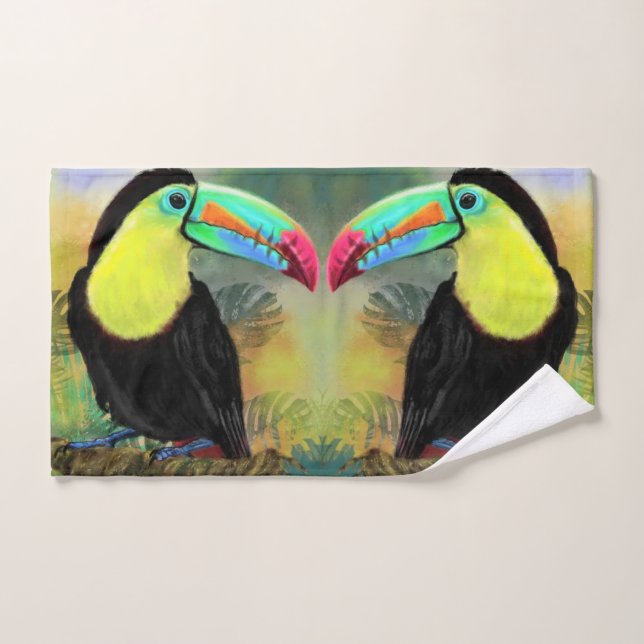 Tropical Toucan Bath Towels (Hand Towel)
