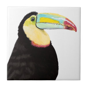 Tropical Toucan Bird Ceramic Tile