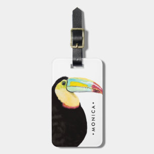 Tropical Toucan Bird Luggage Tag