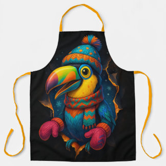 Tropical Toucan – Colorful Kitchen Apron