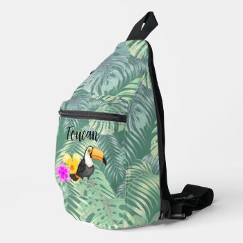 Tropical Toucan Design Sling Bag by SjasisDesignSpace at Zazzle