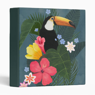 Tropical Toucan in the Wilderness 3 Ring Binder