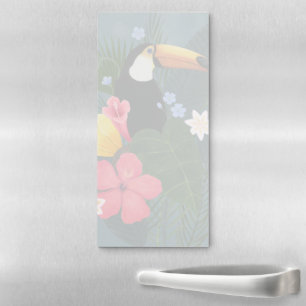 Tropical Toucan in the Wilderness Magnetic Notepad