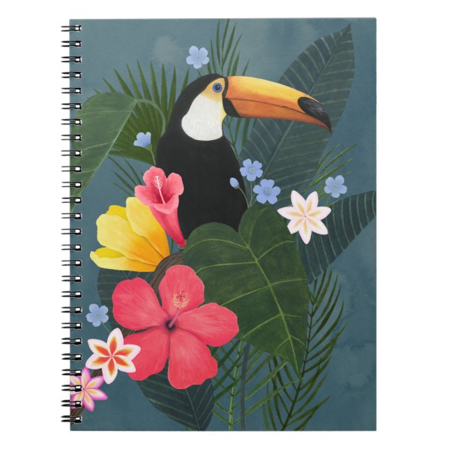 Tropical Toucan in the Wilderness Notebook (Front)