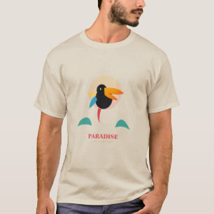 Tropical Toucan Paradise Colorful T-Shirt