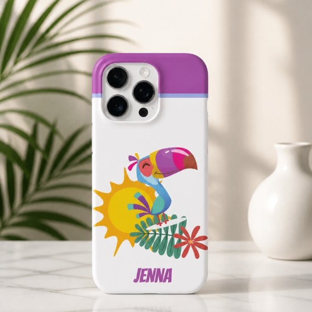Tropical Toucan Personalized iPhone Case (Creator Uploaded)