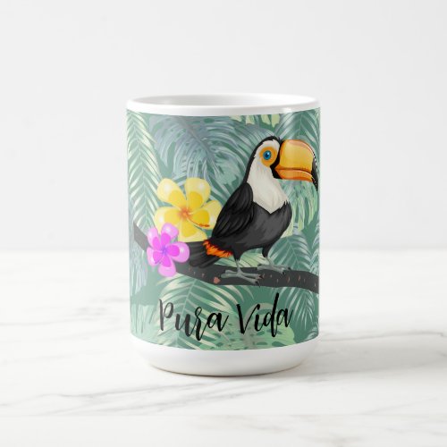 Tropical Toucan Pura Vida Coffee Mug