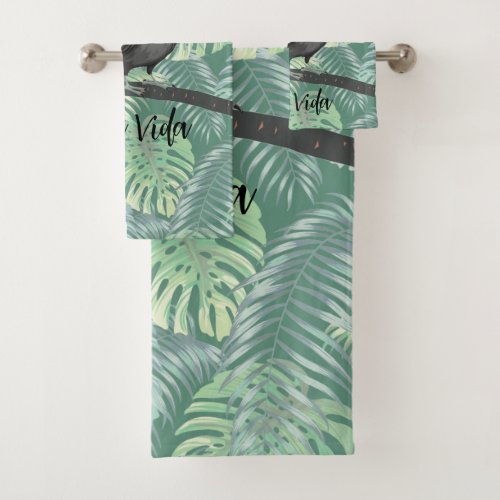 Tropical Toucan Pura Vida Design Towel Set