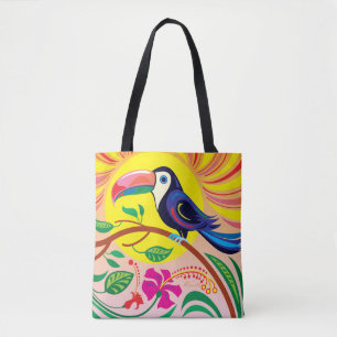 Tropical Toucan Tote Bag