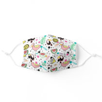 Tropical Toucans & Flamingos Adult Cloth Face Mask