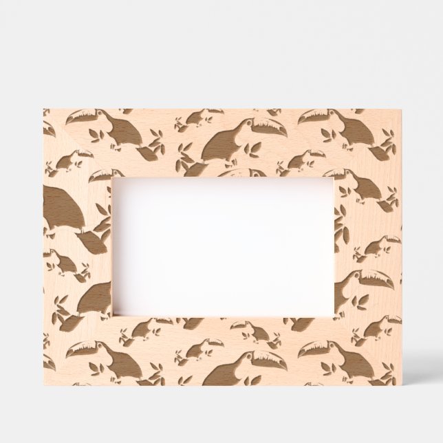 Tropical Toucans - Playful Jungle Engraved Frames (Front)