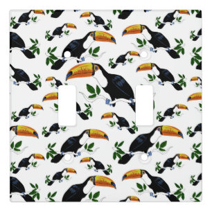 Tropical Toucans - Playful Jungle Light Switch Cover