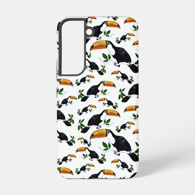 Tropical Toucans - Playful Jungle Samsung Galaxy Case (Back)