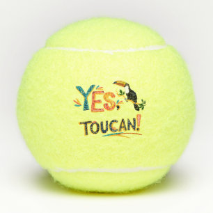 Tropical Toucans - Playful Jungle Tennis Balls