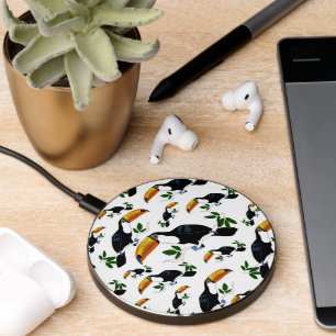 Tropical Toucans - Playful Jungle Wireless Charger