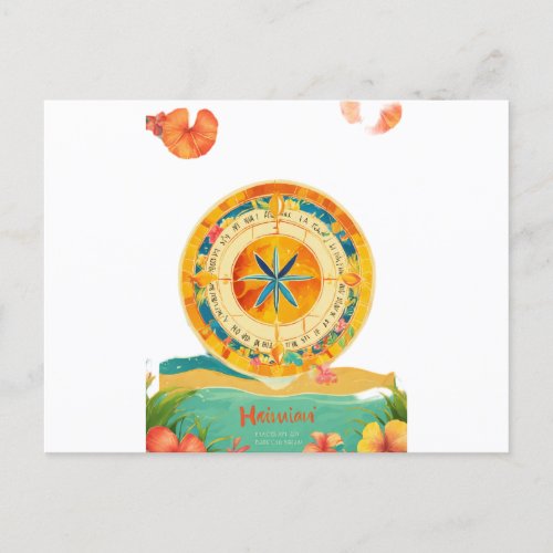 Tropical Tranquility Embrace Your Piscean Invitation Postcard