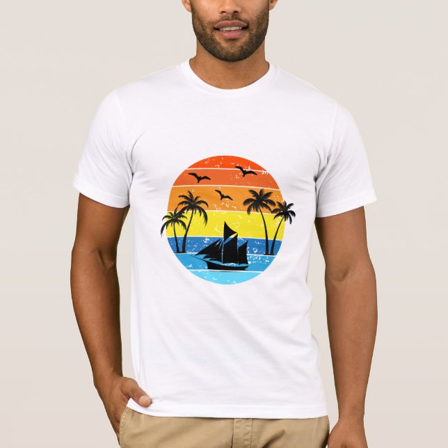 Tropical Tranquility T-Shirt (Front)