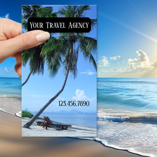 Tropical Travel Agency Business Card