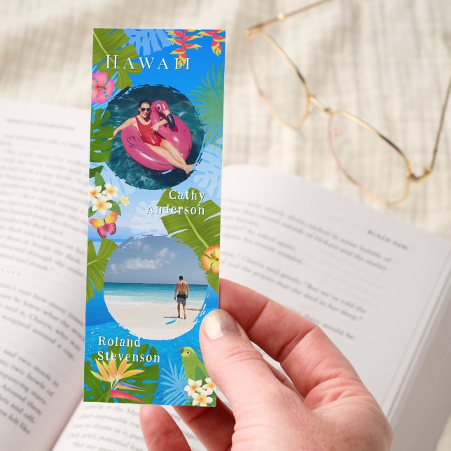 Tropical Travel Holiday Sky Sea Bookmark (Hand)