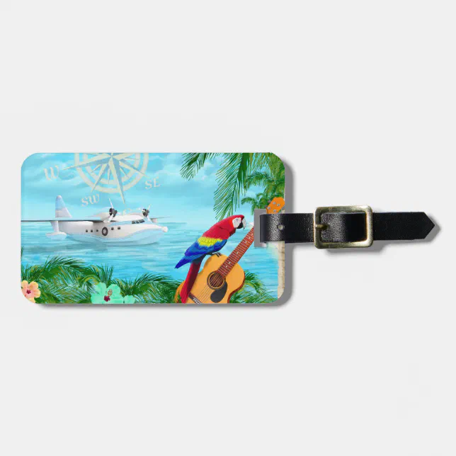 Tropical Travels Luggage Tag | Zazzle