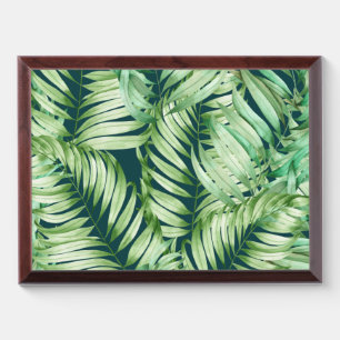 Tropical Tree Art Award Plaque