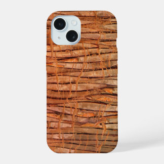 Tropical Tree Bark Nature Photo iPhone 15 Case