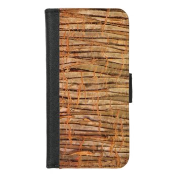 Tropical Tree Bark Nature Photo Iphone 8/7 Wallet Case by KreaturFlora at Zazzle