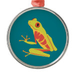 Tropical Tree Frog Metal Ornament Tropical Tree Frog Metal Ornament
