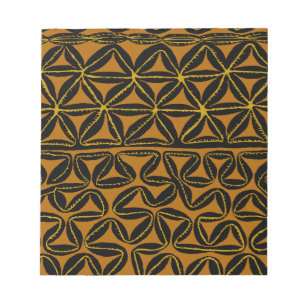 Tropical Tribal South Seas Tapa Notepad