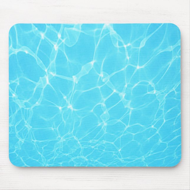 Tropical Turquoise Blue Ocean Mouse Pad (Front)