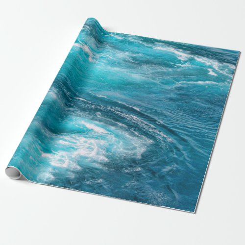 Tropical Turquoise Caribbean Ocean Cruise Photo Wrapping Paper