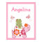 Tropical Turtle Frog Nursery Wall Art Name Print