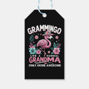 Tropical Twilight Flamingo Gift Tags
