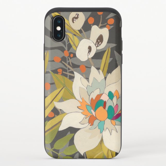 Tropical Twilight Flowers Uncommon iPhone Case (Back)